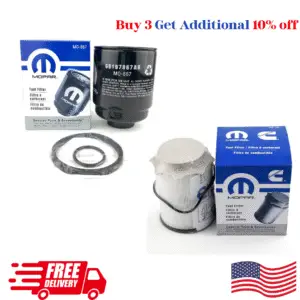 Fuel/Water Separator Filter Kit 68197867AB 2013-2018 RAM   Fuel Filter 68157291AA 2013-2024 RAM