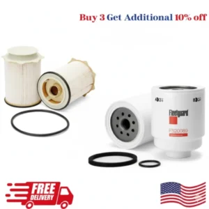 Buy 3 Get 10% Discount | Fleetguard FS43255 – FS20089, Water Separator Fuel Filter Kit, Dodge Ram 2500-5500 Diesel Fuel Filter, Best 6.7L Cummins Diesel Engine