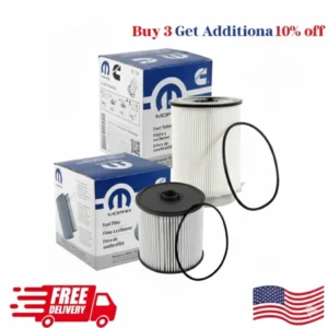 Mopar 68157291AA – 68436631AA, Water Separator Fuel Filter Kit, Dodge Ram 2500-3500 Diesel Fuel Filter, Best 6.7L Cummins Diesel Engine