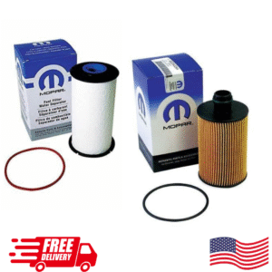Mopar 68492616AA – 68235275AA, Water Separator Fuel Filter Kit, Dodge Ram 1500 3.0L EcoDiesel Oil Filter, Best Fuel/Water Separator, Genuine OEM Replacement