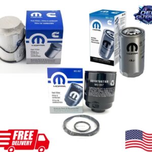 Mopar 68157291AA - 68197867AB - 05083285AA, Mopar Fuel & Oil Filters, Dodge Ram 2500-5500, Best 6.7L Cummins Diesel Engines
